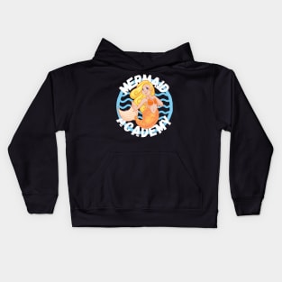 Mermaid Academy Cute Blond Mermaid Perfect Gift for Mermaid and Siren Lovers Kids Hoodie